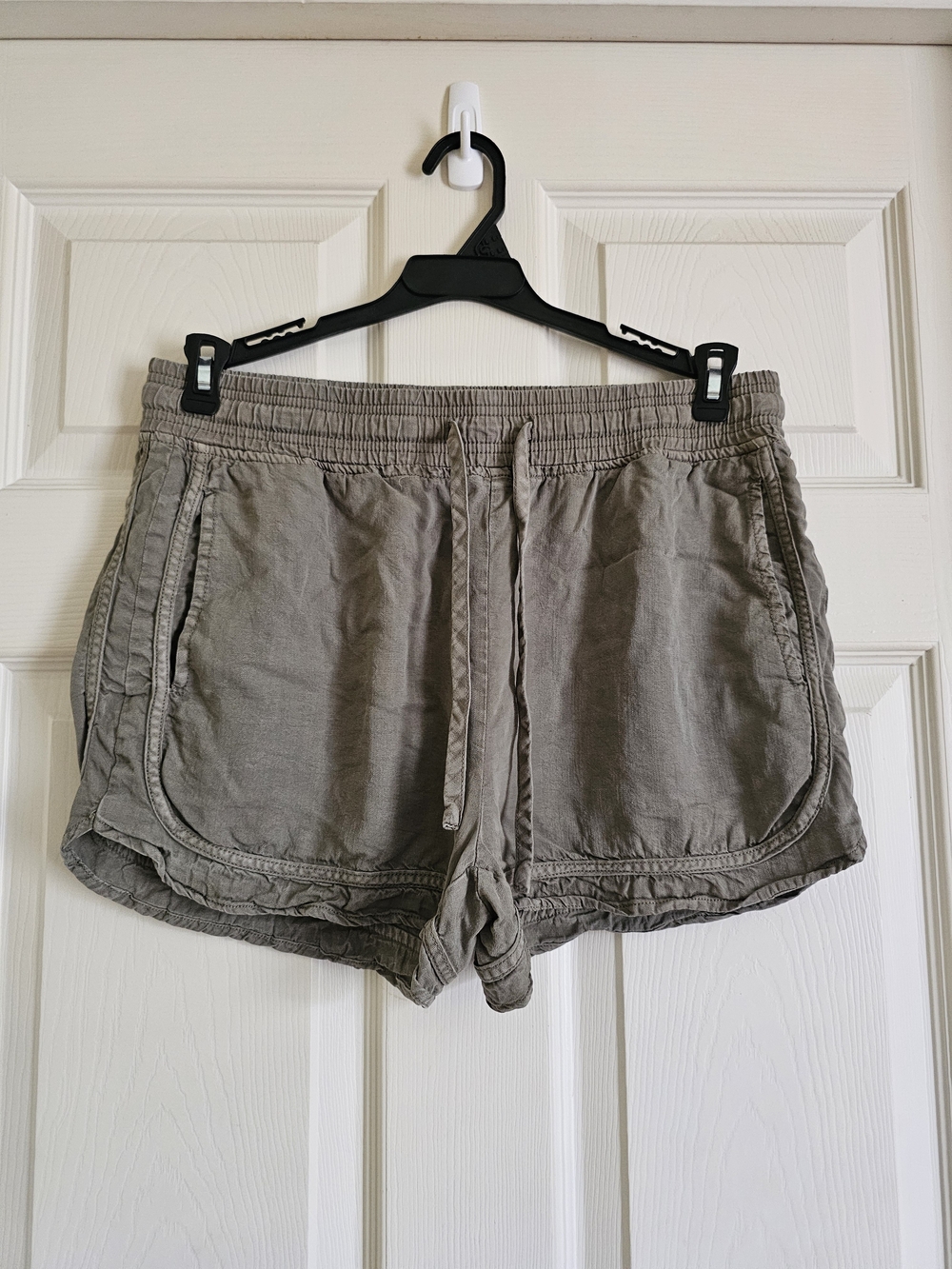 Thread & Supply Women's Olive Gray Athletic Drawstring Shorts